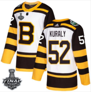 Bruins #52 Sean Kuraly Weiß Classic 2019 Stanley Cup Final Stitched